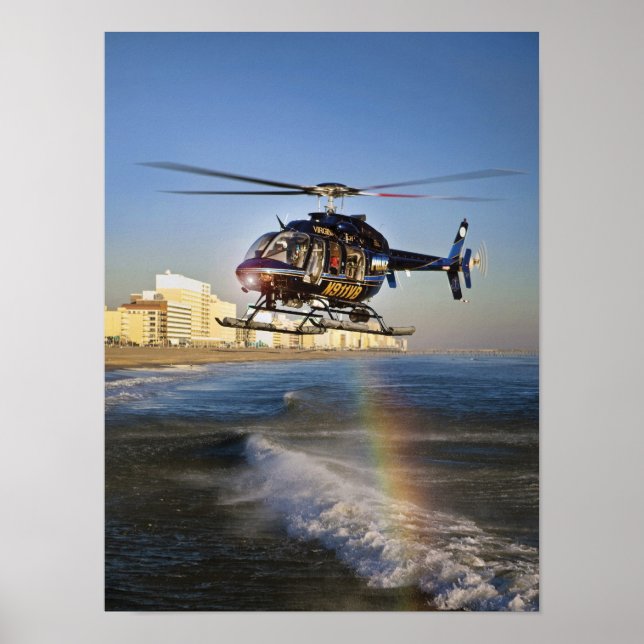 Poster Virginia Beach Bell 407 (Frente)