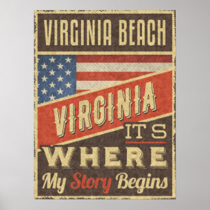 Poster Virginia Beach Virginia