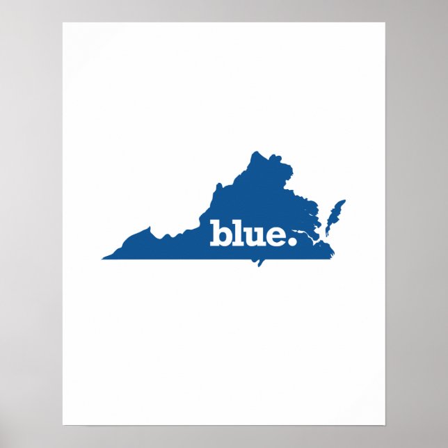 POSTER VIRGINIA BLUE STATE (Frente)