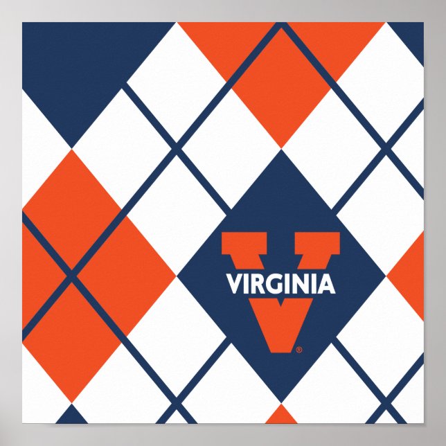 Poster Virginia Cavaliers Argyle (Frente)