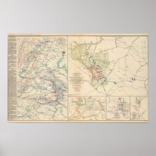 Pôster Virgínia central Dinwiddie CH