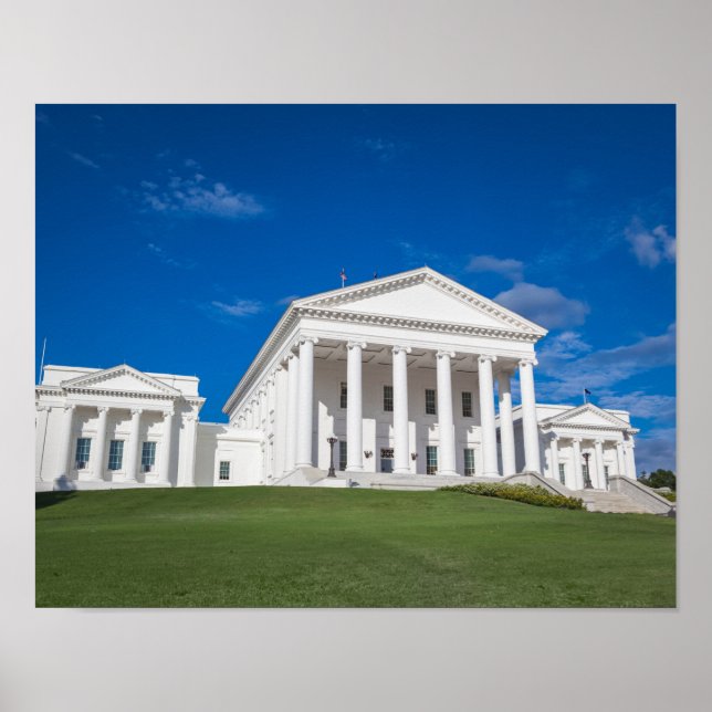 Poster Virginia State Capitol Building (Frente)