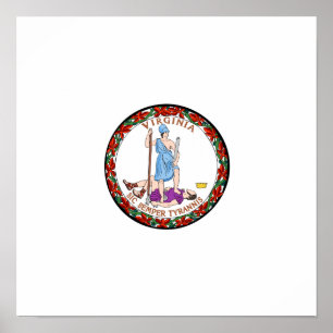 Poster Virginia State Seal