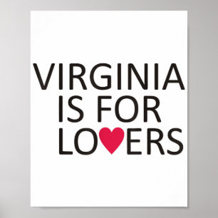 Poster Virginia State T-shirt Virginia Home Tee Virginia