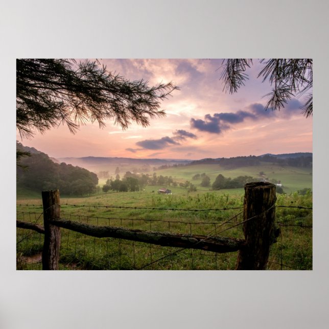 Pôster Virginia Sunset (Frente)