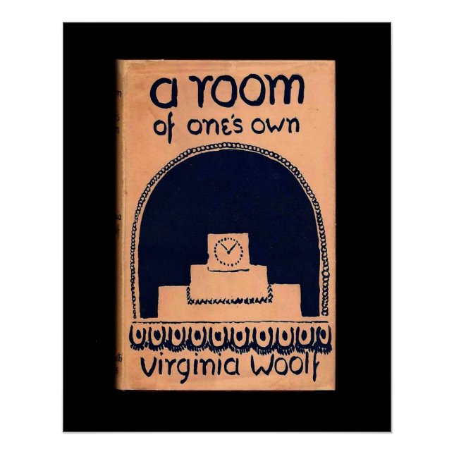 Pôster Virginia Woolf Book Cobrir A Room of One (Frente)