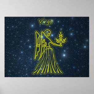 Pôster Virgo brilhante
