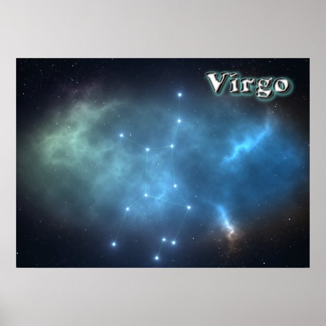 Poster Virgo constellation (Frente)