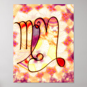 Poster Virgo E Capricórnio Entusiasmados Belamente