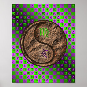 Poster Virgo & Earth Boar