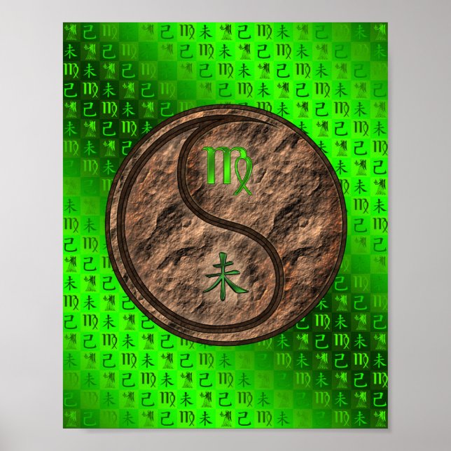 Poster Virgo & Earth Goat (Frente)