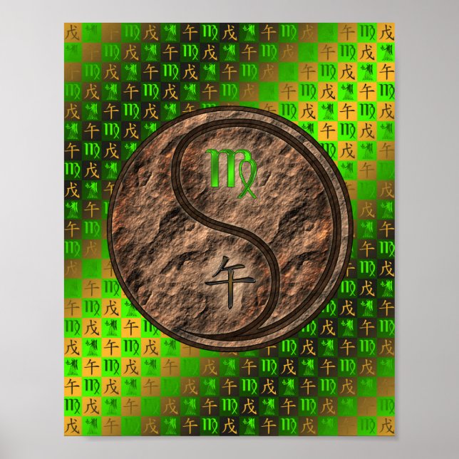 Poster Virgo & Earth Horse (Frente)