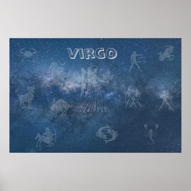 Poster Virgo transparente (Frente)