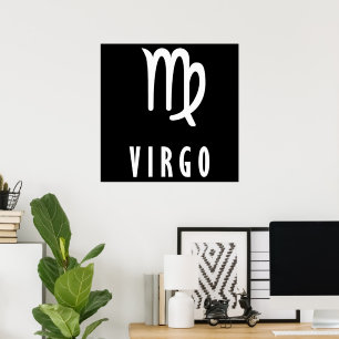 Poster Virgo zodiac