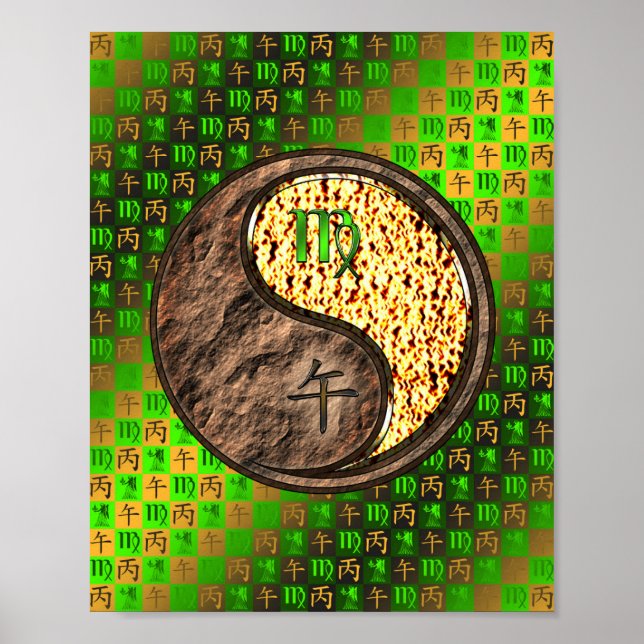 Poster Vírus e Cavalo de Fogo (Frente)