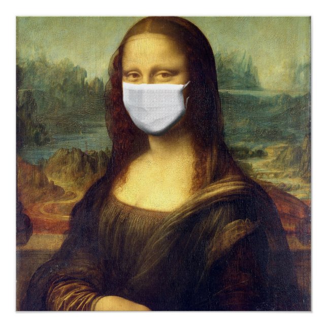 Pôster Vírus Mona Lisa Via Corona (Frente)