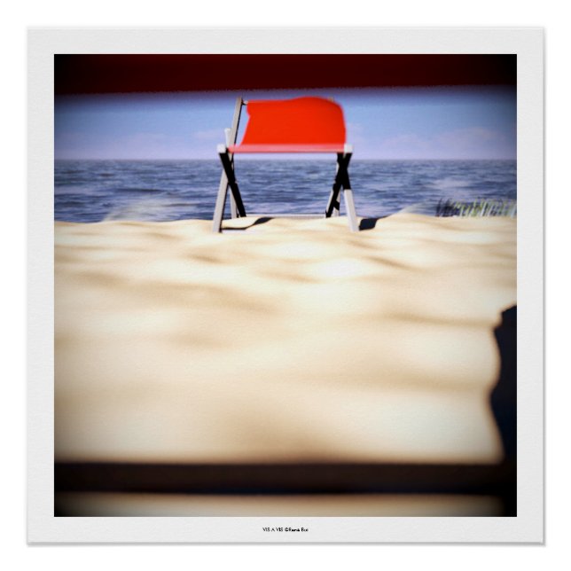 Pôster VIS 3D Computer ART Poster do Realismo Digital (Frente)