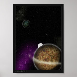Poster Visão da ciência - Planetas de fluorescência