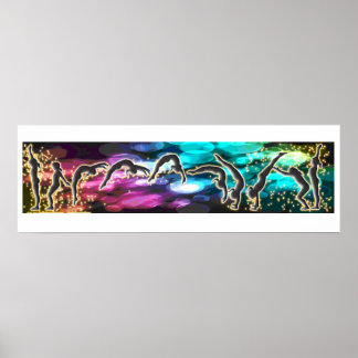 Pôster Visão da estrela do mecanismo traseiro