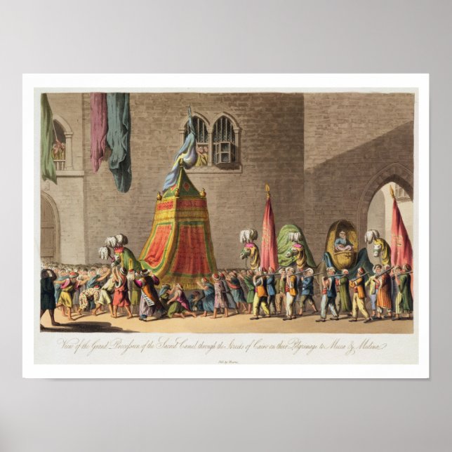 Poster Visão da Grande Procissão do Camelo Sagrado (Frente)