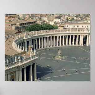 Pôster Visão da piazza