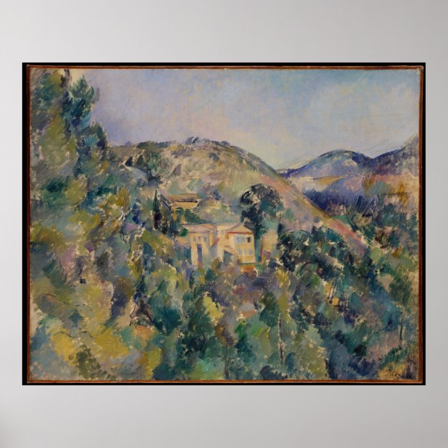 Poster Visão de Cézanne do Santo Domaine-Joseph (Frente)