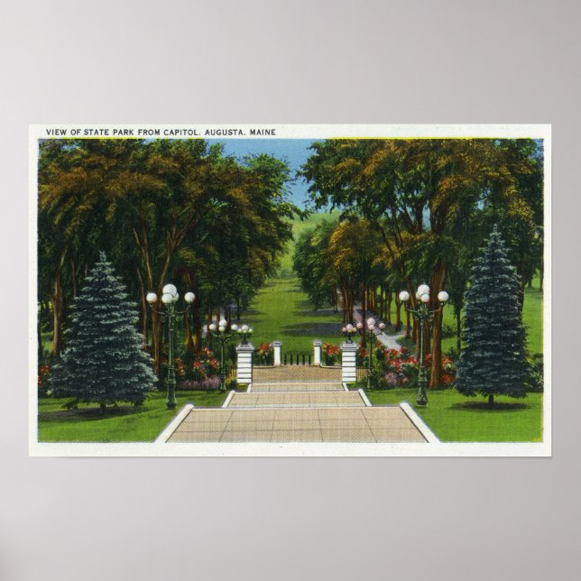 Poster Visão de Etapas do Capitólio do Parque Estadual (Frente)