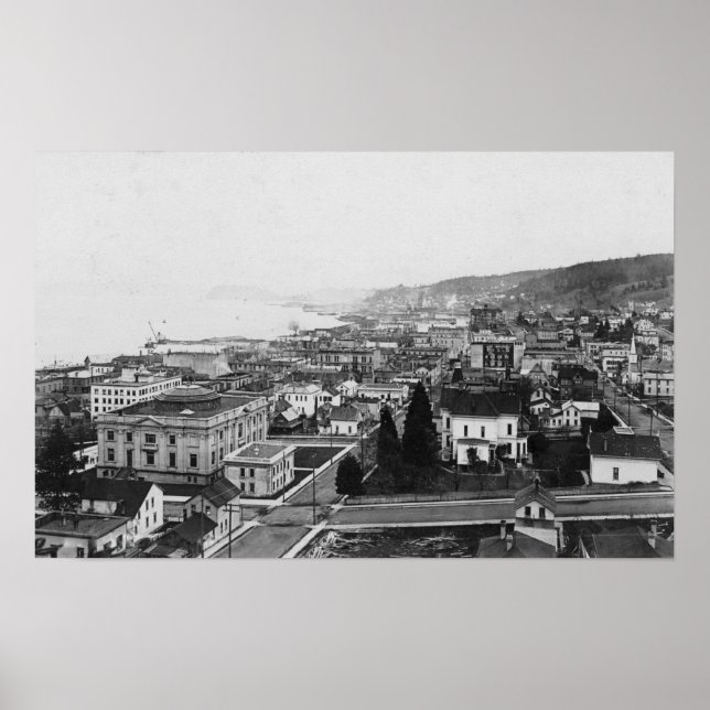 Pôster Visão de Olhos de Ave de Astoria, OU Fotografia (Frente)