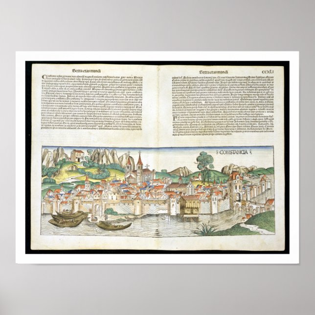 Poster Visão de Olhos de Pássaro de Constança do Nurember (Frente)