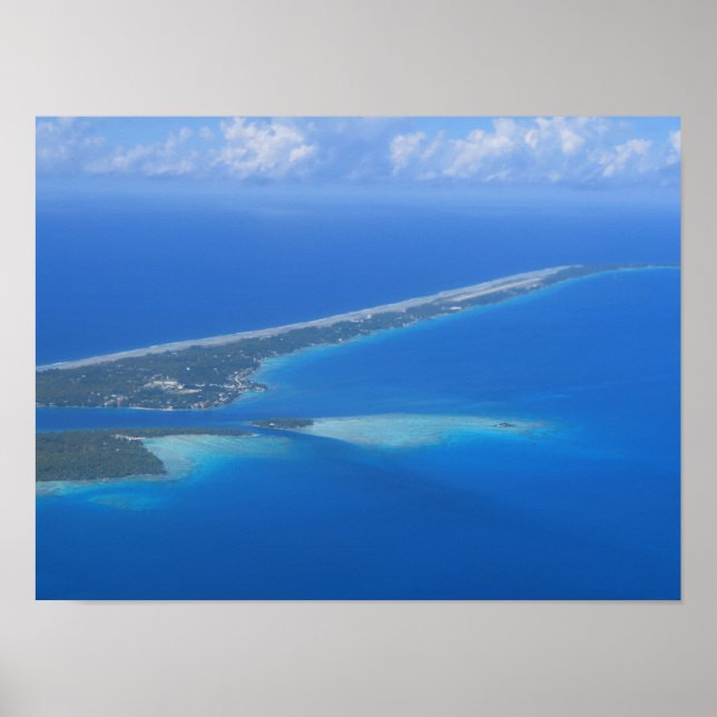 Poster Visão do avião Rangiroa (Frente)