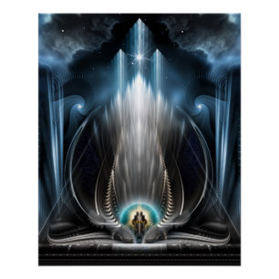 Pôster Visão Do Gelo Da Visão Imperial Poster Perfeita