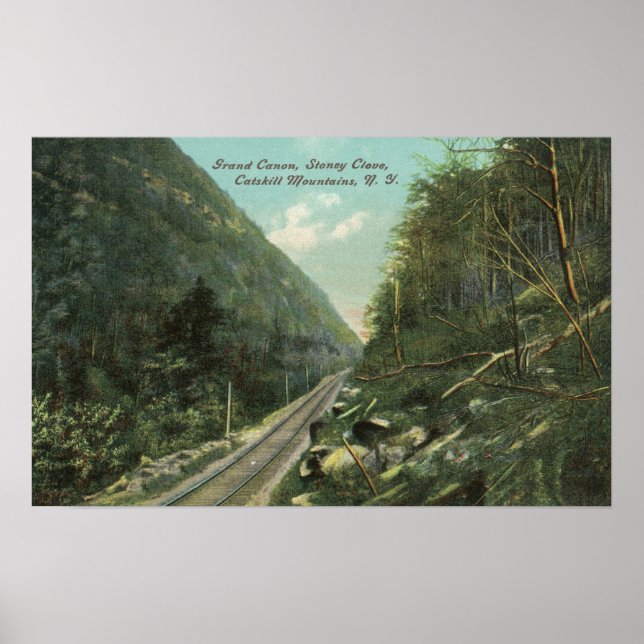 Poster Visão do Grand Canyon e Stoney Clove (Frente)