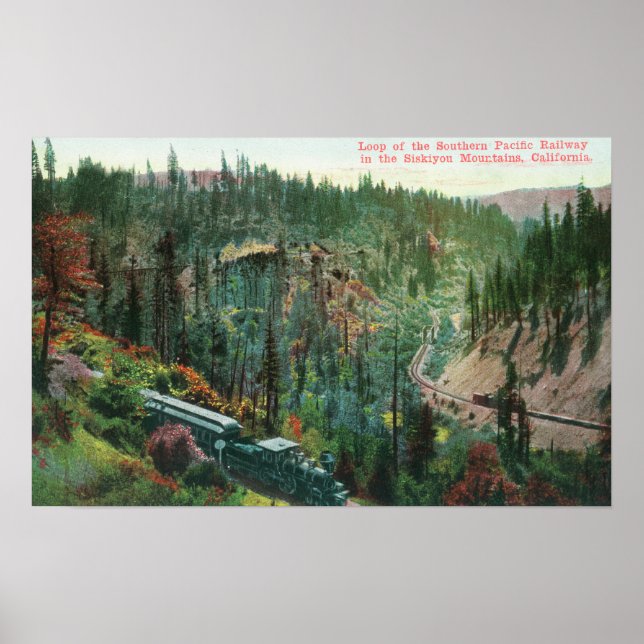 Pôster Visão do Loop Ferroviário (Frente)