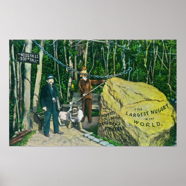 Poster Visão do maior Nugget Dourado do mundo (Frente)