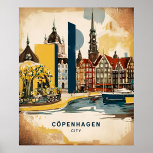 Poster Visão do Porto de Copenhagen