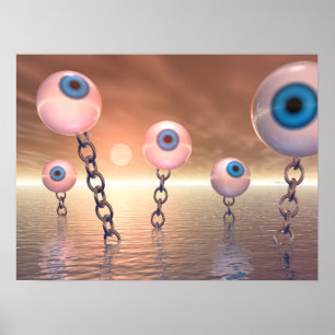 Pôster Visão E Cadeias Grandes