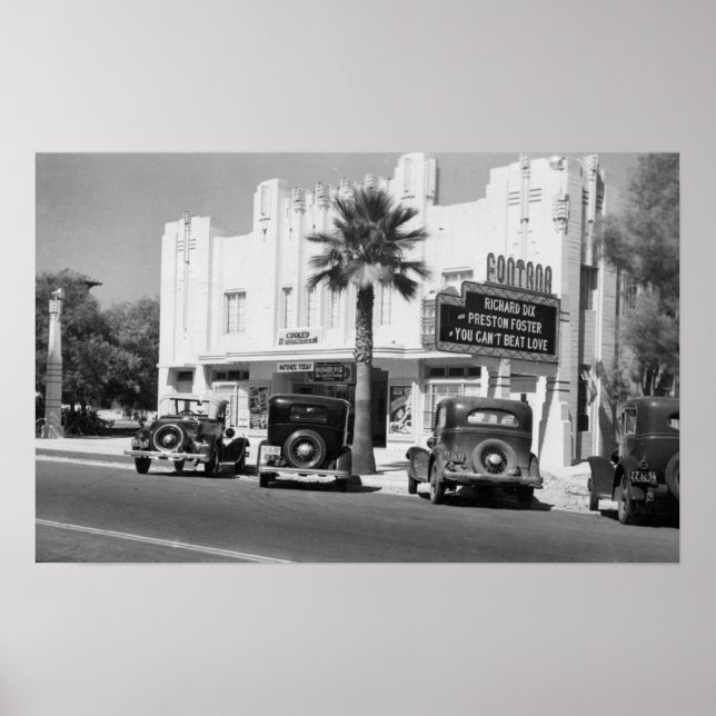 Poster Visão Exterior do Teatro Fontana (Frente)