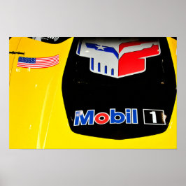 Poster Visão frontal do Chevrolet Corvette C7.R