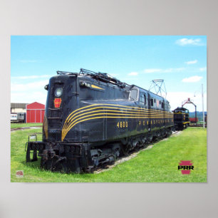 Poster Visão frontal do PRR GG1 4800