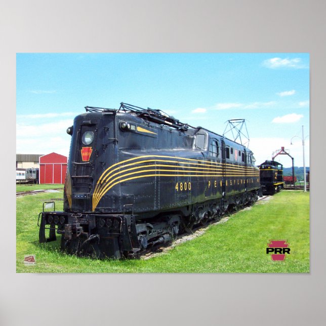 Poster Visão frontal do PRR GG1 4800 (Frente)