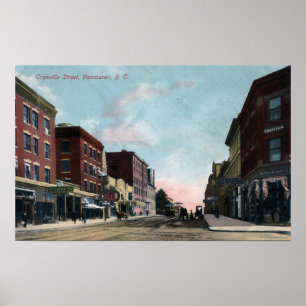 Pôster Visão Geral da Rua Granville