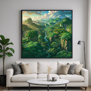 Poster Visão geral da selva