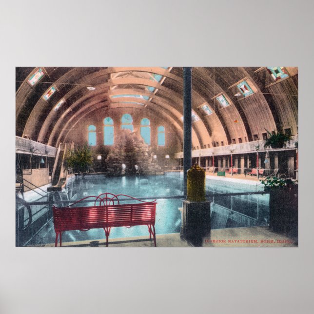 Poster Visão interior do NatatoriumBoise, ID (Frente)