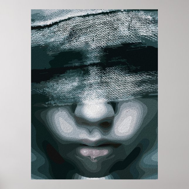 Poster Visão Limitada: Silêncio Compelido (Frente)