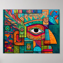 Poster Visão Moderna do Mayan: Colírio Epochs Abstrato