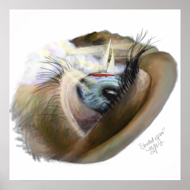 Pôster Visão nublada (Frente)