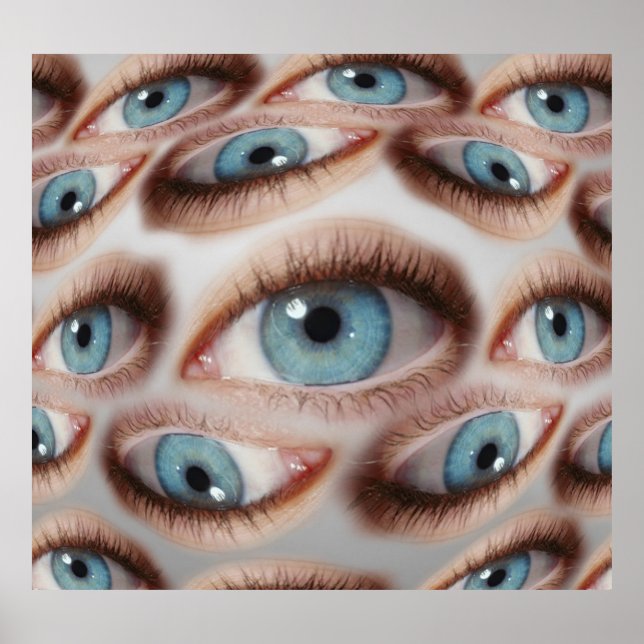 Poster Visão Psicodélica: Illusão Abstrato (Frente)