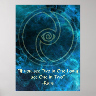 Poster Visão-Rumi e Arte Poética