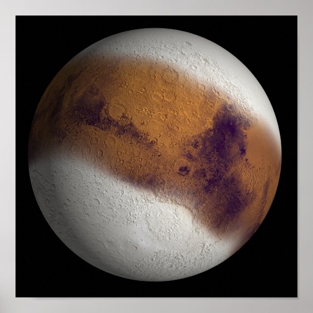 Pôster Visão simulada de Marte (Frente)