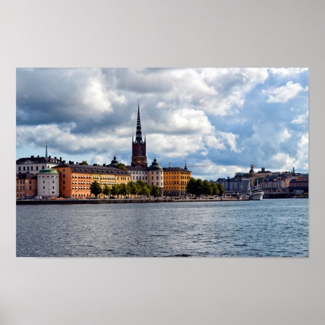 Poster Visão Suecia de Estocolmo (Frente)